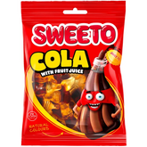 Red cola snoep 80g met fruit juice in halal Cola snoep 80g verpakking